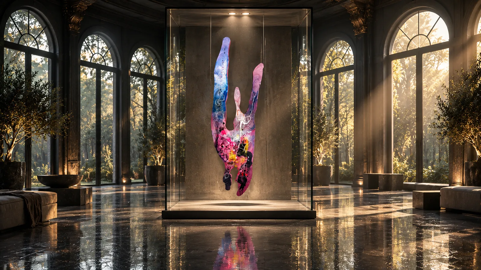 The physical artwork remains the origin.