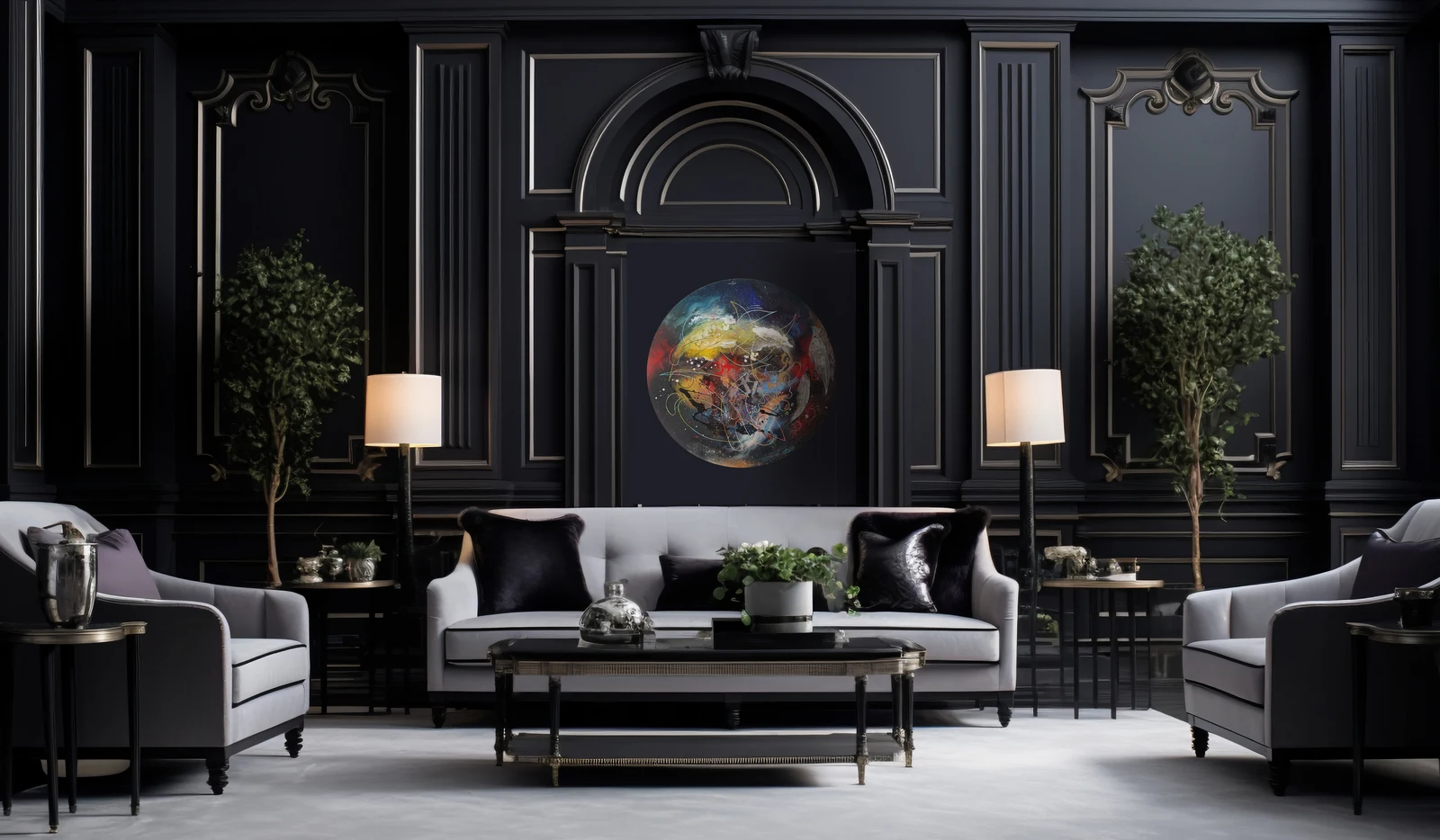 A work by Matteo Ferretti in a contemporary setting